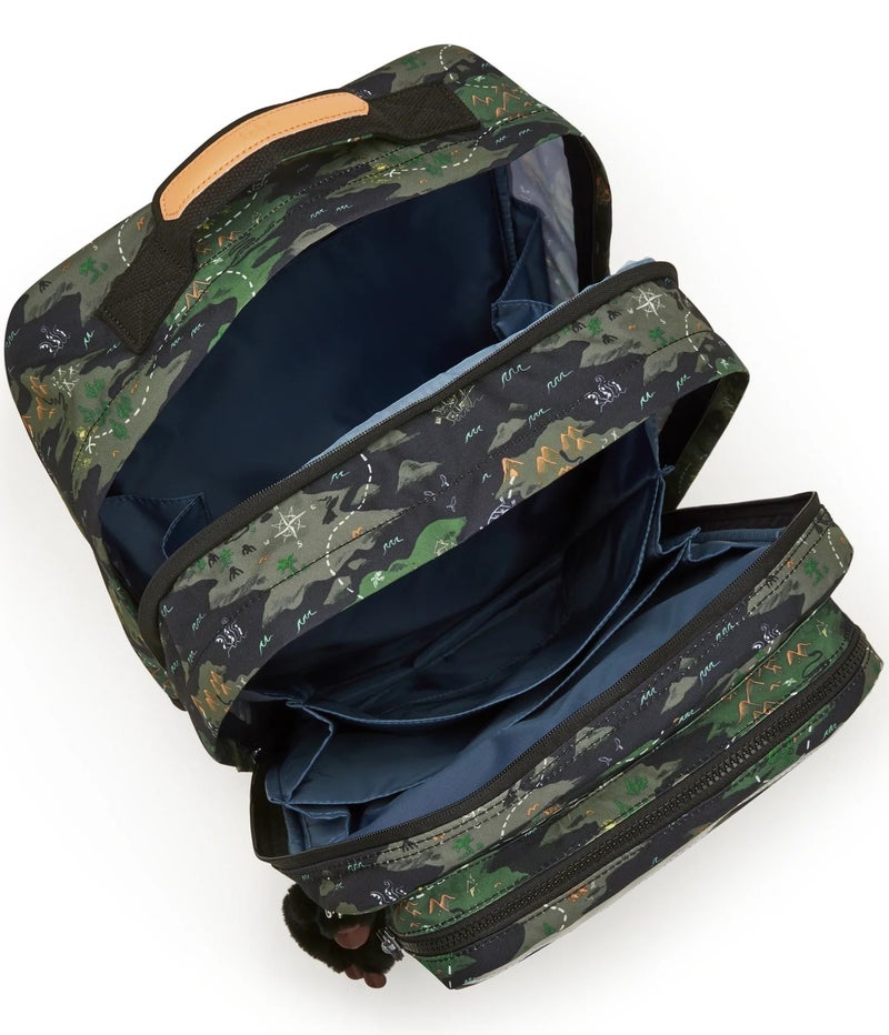 كيبلينغ حقيبة ظهر سكوتي كامو تريجر كبيرة - Image 4